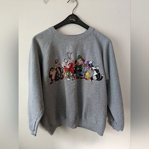 Vintage Looney Tunes Pullover Sweater Size (M) Crewneck